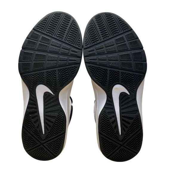 Nike Men’s White/Blue Lightweight Overplay VIII Basketball Shoes Size 8.5 - Picture 9 of 9